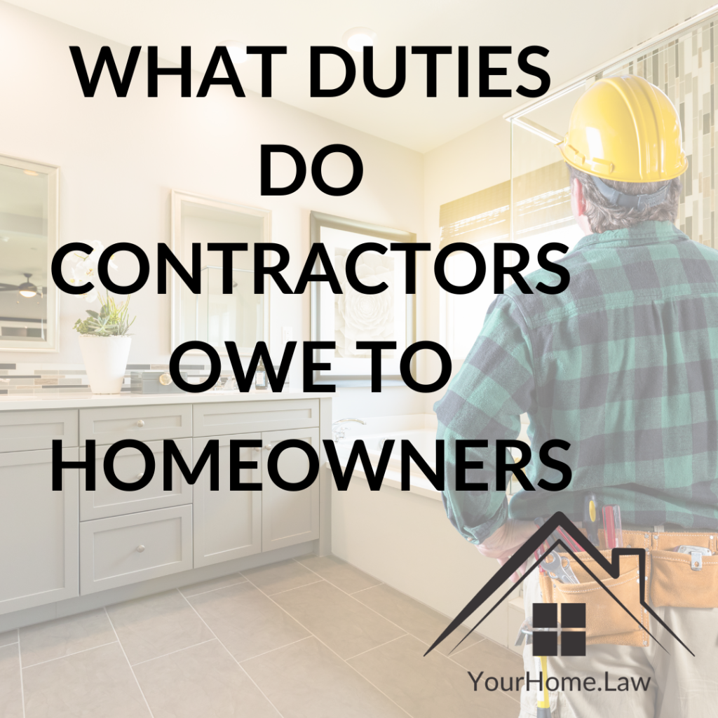 Contractor duties