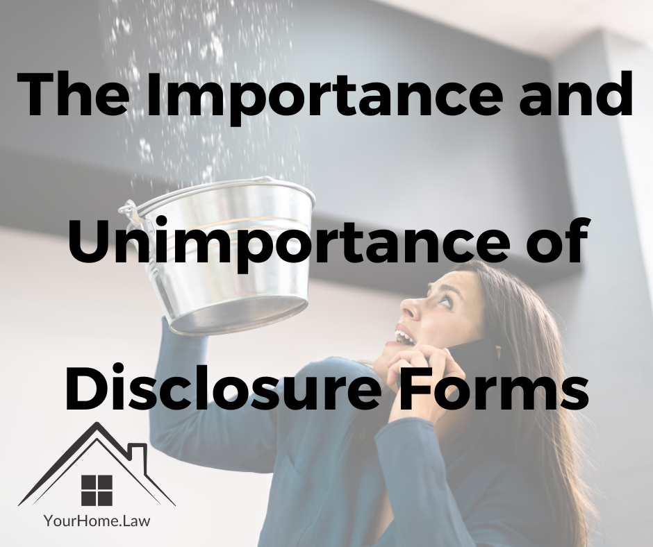 importance of disclosure forms